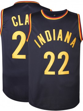 1pc Indiana #22 Men'S Polyester Basketball Jersey - Embroidered Sports Tank Top, Loose Fit, Round Neck, Breathable Mesh for All Seasons, Casual & Party Wear, Outdoor & Street Style