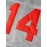 Men's Retro #14 Grey Baseball Jersey - Embroidered 