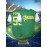 Men's Green Embroidered Polyester Baseball Shirt #55, V-Neck, Button Closure - Ideal for Spring, Summer, and Autumn Sports, Casual Wear Sizes S-XXXL