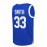 1pc Men's Embroidered #33 Basketball Jersey - Polyester Sports Tank Top, Crew Neck, Loose Fit, Knit Fabric, for Party, Vacation, Outdoor Activities - Four Seasons Athletic Wear, Versatile Jersey Wear | Streetwear Fashion | Embroidered Details