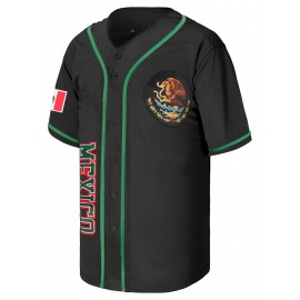 Stitched Baseball Jersey Polyester Men'S Retro Baseball Shirt Button Short Sleeved Baseball Top S-3XL Hip Hop Clothess
