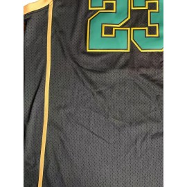 Embroidered #23 Irish Basketball Jersey, 100% Polyester Crew Neck Sports Tank Top with Slight Stretch, Unisex Sleeveless Jersey for All Seasons, Casual and Athletic Wear for Parties, Outdoors, and Sport Events