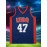 [Outdoor Adventures] Men's #47 USA Basketball Jersey - Patriotic Blue & Red, Breathable Polyester Mesh, Sleeveless Sports Top with 