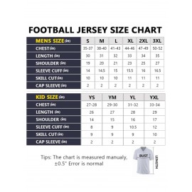 No.1 rugby shirt, sportswear men's jersey, V-neck short sleeved uniform American football shirt, suitable for party training and matches