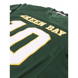 No.10 rugby shirt, sportswear men's jersey, V-neck short sleeved uniform American football shirt, suitable for party training and matches