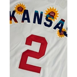 Men's #2 Basketball Jersey - White, Breathable & Embroidered V-Neck Pullover for Team Sports & Casual Wear, Perfect for Spring, Summer, Fall, Sizes S-XXXL