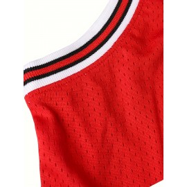 Men'S # 23 Red Basketball Suit Suitable For Training, Competition, Team Sports S-XXXL