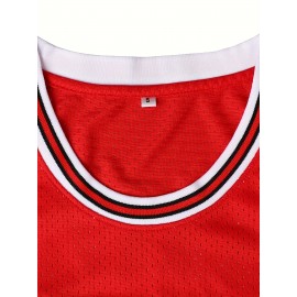 Men'S # 23 Red Basketball Suit Suitable For Training, Competition, Team Sports S-XXXL