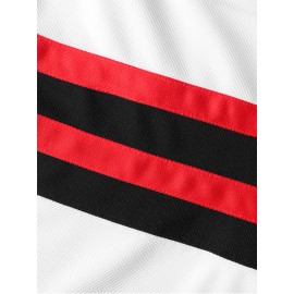 1pc Men'S Ice Hockey Jersey - #13 Voorhees Embroidered Polyester Sports Top, V-Neck Long Sleeve Loose-Fit, Slight Stretch Knit Fabric, for Party, Sports Events, Casual & Outdoor Activities - Four Seasons