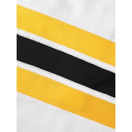 Men's #18 Ice Hockey Jersey, Embroidered Letters and Numbers Sports Top, V-Neck, Loose Fit - Ideal for Training, Outdoor Activities, Casual Wear