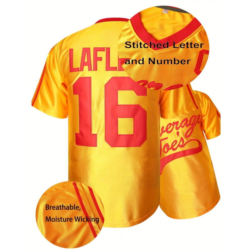Men's & Women's 16 Embroidered American Football Jersey - Vibrant Yellow Moisture-Wicking Breathable V-Neck Loose Fit, 100% Polyester, Sizes S-XXXL for Sports, Casual & Outdoor Activities, Athletic Apparel | Embroidered Sports Top | Breathable Polyester Men's & Women's 16 Embroidered American Football Jersey - Vibrant Yellow Moisture-Wicking Breathable V-Neck Loose Fit, 100% Polyester, Sizes S-XXXL for Sports, Casual & Outdoor Activities, Athletic Apparel | Embroidered Sports Top | Breathable Polyester