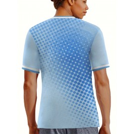 Women's Large Size Professional Sports Fabric Creative Pattern Print South American National Team Soccer Jersey T-shirt, Soccer Jersey Flag Uniforms Shirts, Breathable And Lightweight, Moisture-Wicking, As Gifts For Sports Fans