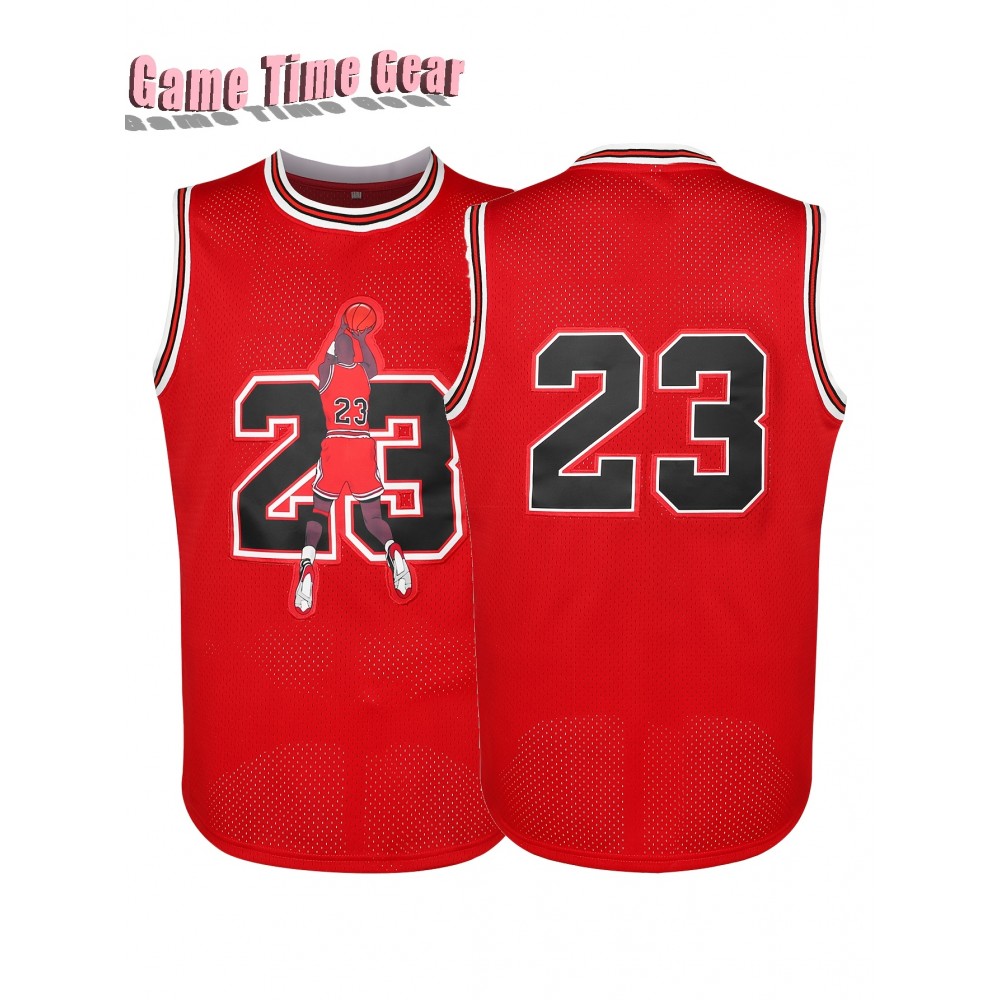 Men'S # 23 Red Embroidered Polyester Basketball Shirt V-neck Sleeveless Sports Shirt Breathable Knitted Fabric Suitable For Team Sports Training Casual Wear S-3XL Sports Shirt Sports Appearance Breathable Polyester Fiber Men'S # 23 Red Embroidered Polyester Basketball Shirt V-neck Sleeveless Sports Shirt Breathable Knitted Fabric Suitable For Team Sports Training Casual Wear S-3XL Sports Shirt Sports Appearance Breathable Polyester Fiber